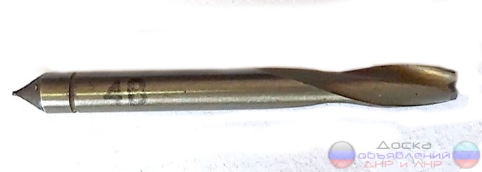 Фреза шпоночная 4 мм, ц/х, Р6М5, СССР.