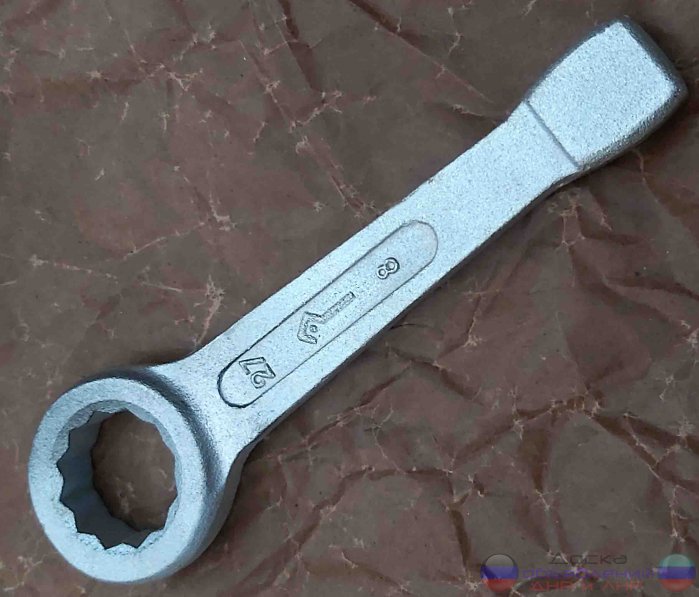 Ключ накидной ударный 27 мм, кольцевой.
