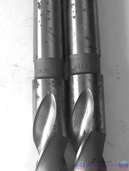 Сверло 19,75 мм, к/х, Р6М5, 238/140 мм.