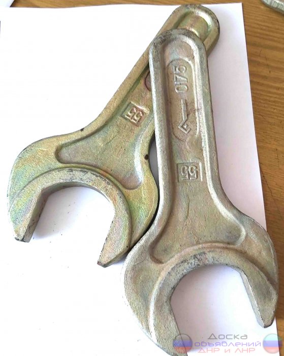 Ключ 55 мм гаечный односторонний, СССР.