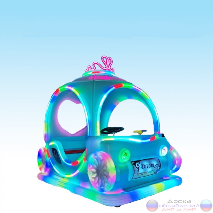 Детский электромобиль с подсветкой Карет